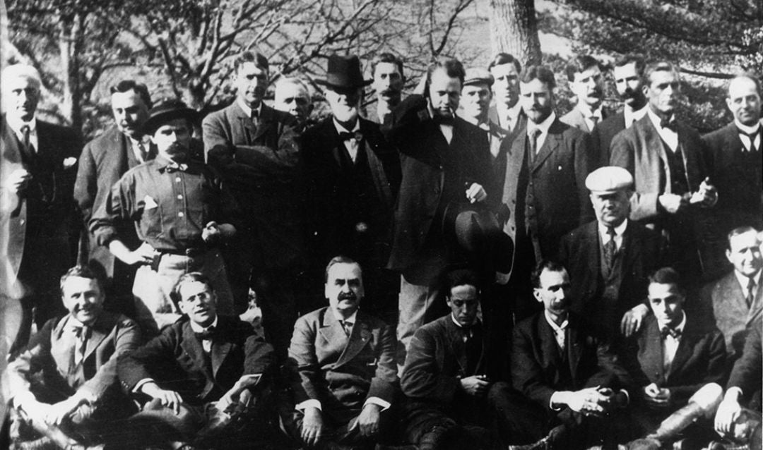 Attendees at the Forest Fair 1908 at Biltmore.