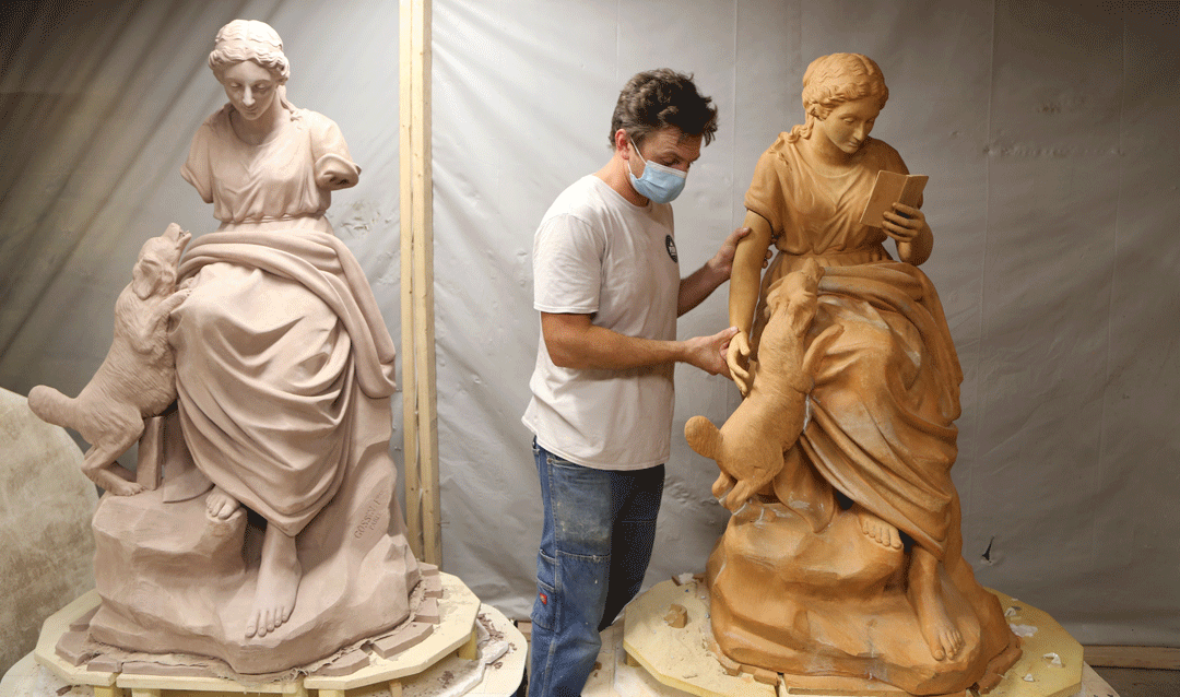 Asheville Artist Reproduces Biltmore Sculpture - Biltmore