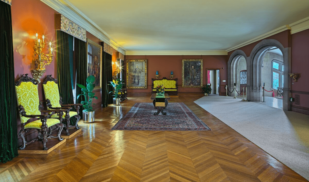 View of Second Floor Living in Biltmore House.